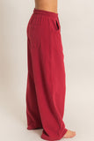 Washed Barrel Leg Sweatpants