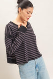 Striped Long Sleeve Top