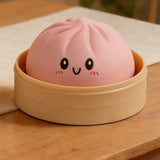 Matte Pink Squishy Face Dumpling