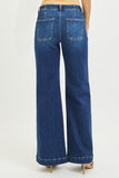 Front Seam Wide Leg Jeans