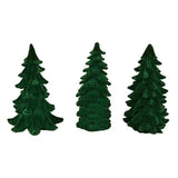 Resin Green Flocked Tree