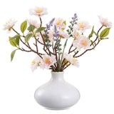 Chery Blossom/lavender In Vase
