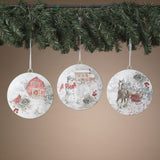 Metal Holiday Design Ornament