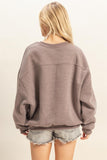 Crew Neck Oversized Sweatshirt