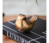Antique Brass Deco Bird