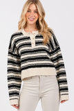 Striped Long Sleeve Sweater