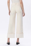 Super High Rise Cuffed Wide Leg Jeans