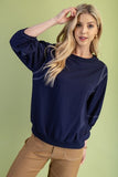 Mixed Fabric Top