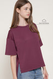 Oversized Soft Scuba Knit Top