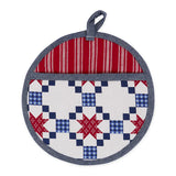 Americana Quilted Printed Potholder