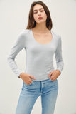 Basic Ultra Soft Striped Top