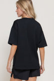 Oversized Soft Scuba Knit Top