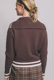 Sailor Collar Long Sleeve Sweater