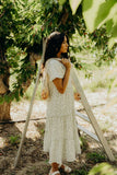 Round Neck Tiered Dress