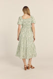 Floral Smocked Midi Dress