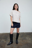 Off the Shoulder Asymmetric Sweater