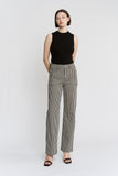 Super High Loose Fit Striped Jeans