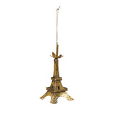 Metal Eiffeltower Ornament, Gold Foil Finish