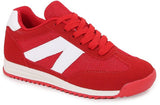 Lace Up Comfort Flat Fashion Sneakers