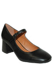 Square Toe Chunky Heel Dress Shoes
