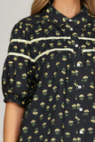 Puff Sleeve Floral Top