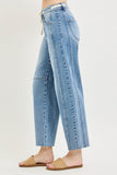 Slouchy Ankle Barrel Leg Jeans