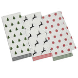 North Pole Printed Dishtowels Mx Dz
