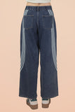 Washed Denim Pants