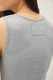 Ribbed Scoop Neck Tank