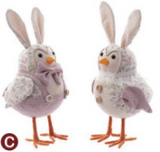 Fabric Lavender Ender Bunny Early Bird