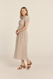 Gingham Midi Dress