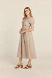 Gingham Midi Dress