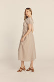 Gingham Midi Dress
