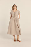 Gingham Midi Dress