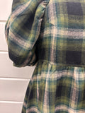 Square Neck Smocked Mini Dress