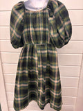 Square Neck Smocked Mini Dress