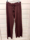 Ribbed Wide Leg Sweater Pants