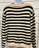 Striped Horse Design Sweater