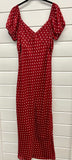 Polka Dot Print Midi Dress
