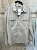 Long Sleeve Button Front Top