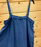 Linen Front-tie Romper