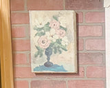 Canvas Wall Décor W/ Flowers In Vase, 2 Styles
