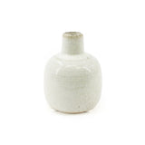 White Narrow Neck Porcelain Jar - Small