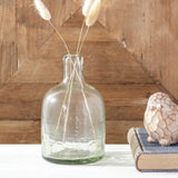 HAMMERED GLASS VASE