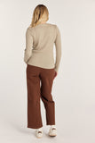 Ditsy Floral Ribbed Top