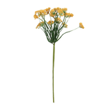 Faux Spring Floral Pick Orange