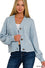 Melange Button Front Cardigan Sweater