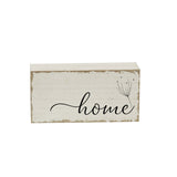Wd. Tabletop Sign Home 10in