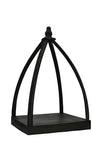 Black Pyramid Wood Lanterns