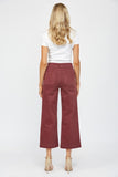 High Rise Wide Leg Crop Jeans